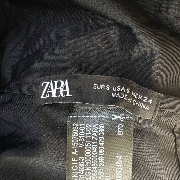 New Zara Blogger Favorite Ruffle Deep Plunge V-Neck One Piece Swimsuit Bodysuit - Picture 9 of 16